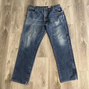 Reed FR Fire / Flame Resistant Denim Jeans Straight Leg Mens Size 38x37 U